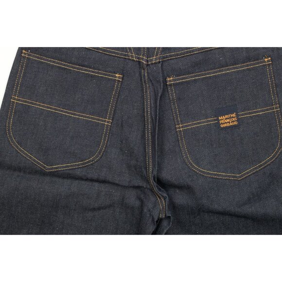 NOS Vtg 90s Marithe Francois Girbaud Mens 33 Baggy Denim Jean Shorts Raw Blue - Picture 9 of 10